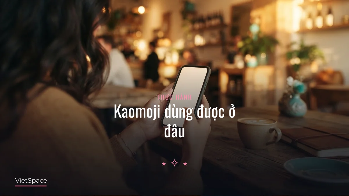 Kaomoji dán được vào hầu hết nơi bạn gõ chữ