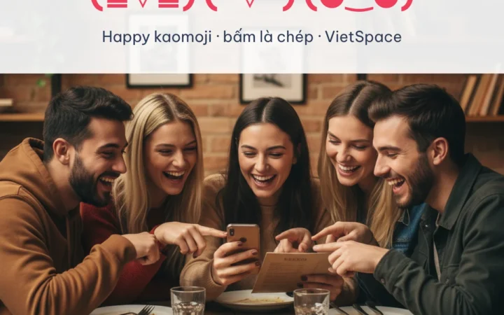 160+ kaomoji vui & cười (≧▽≦) đẹp, copy 2026