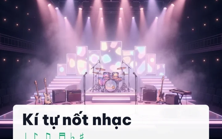 Kí tự nốt nhạc ♪ ♫ ♬ — âm nhạc, copy