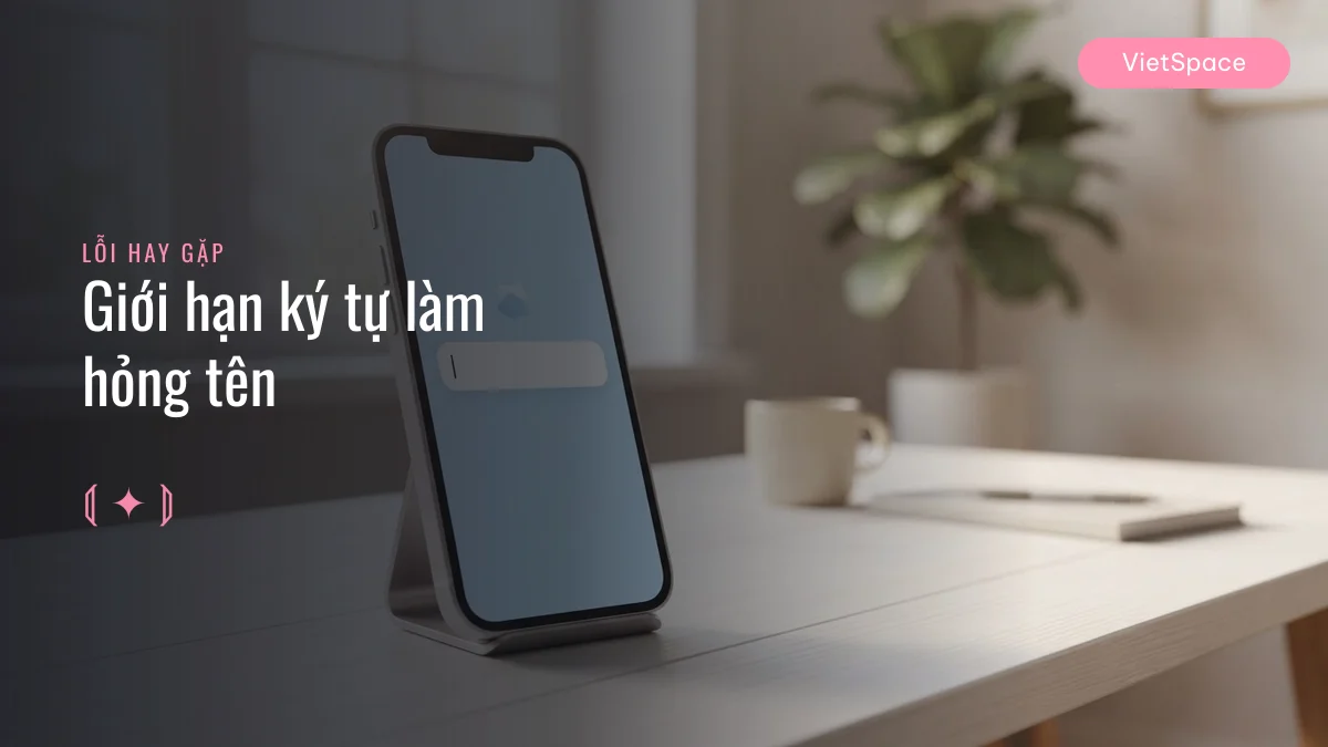 Ký tự trang trí vẫn bị tính vào giới hạn độ dài tên game