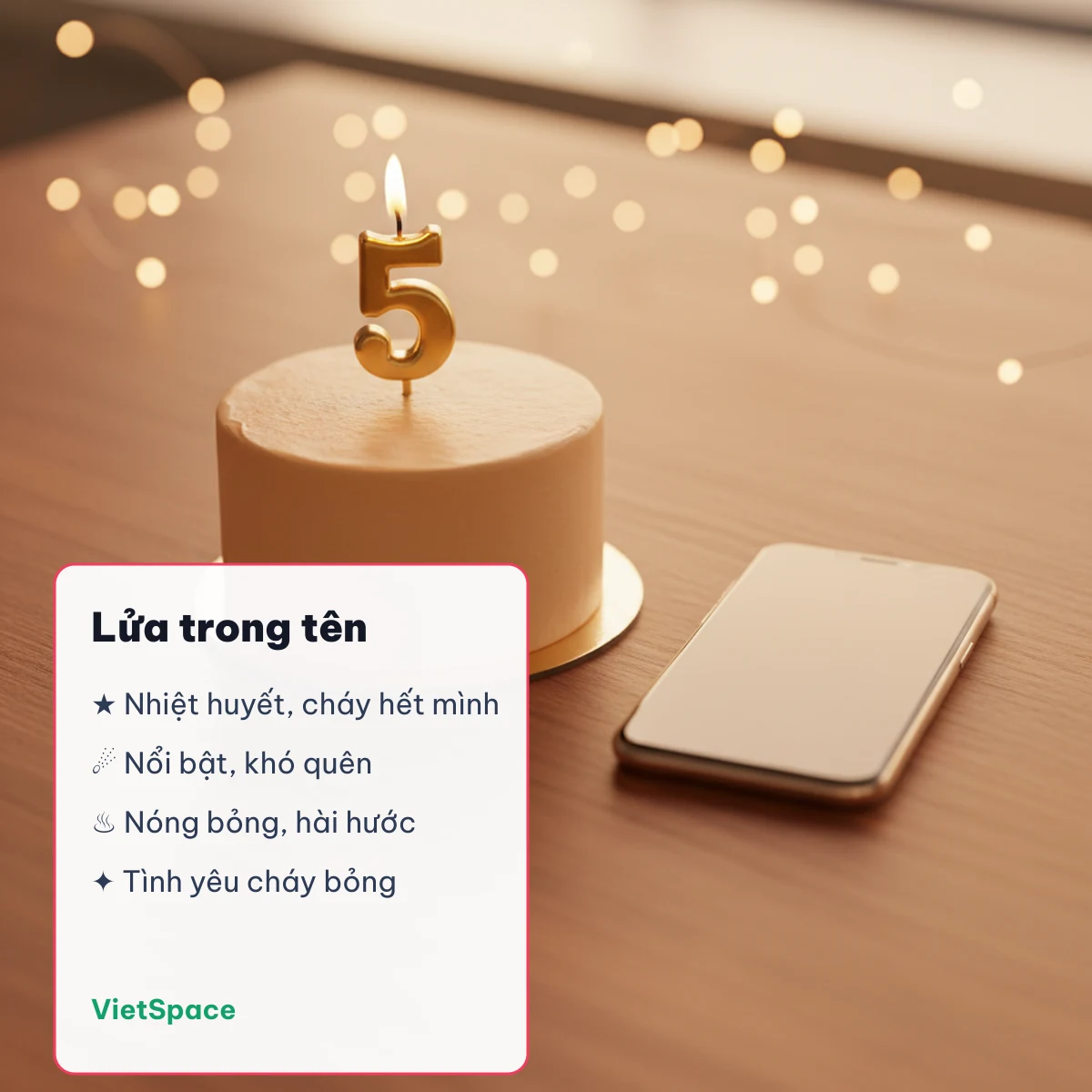 Ý nghĩa kí tự ngọn lửa khi đặt trong tên: nhiệt huyết, nổi bật, nóng bỏng, tình yêu cháy bỏng